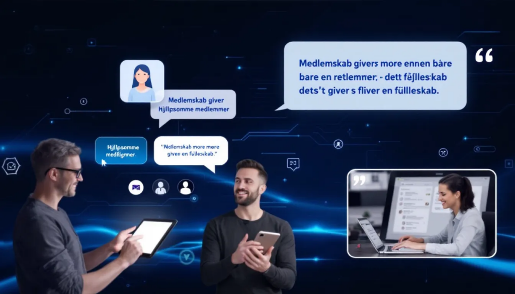 Fordele ved medlemskab hos NNF, herunder hjælpsomme medlemmer.