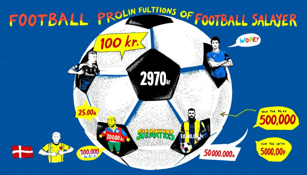 Historiske lønninger i dansk fodbold har ændret sig over tid.